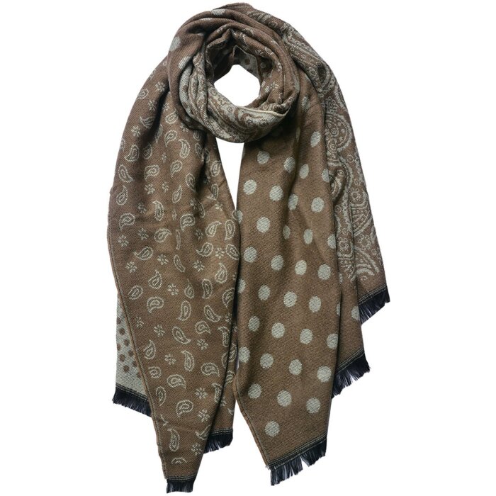 Juleeze JZSC0793BE Sciarpa Donna Beige 65x190 cm