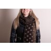 Juleeze JZSC0793CH Sciarpa donna marrone 65x190 cm