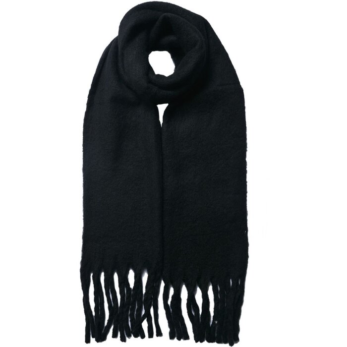Juleeze JZSC0794Z Sciarpa donna nera 38x200 cm