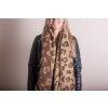 Juleeze JZSC0796 Sciarpa Donna Beige 65x185 cm