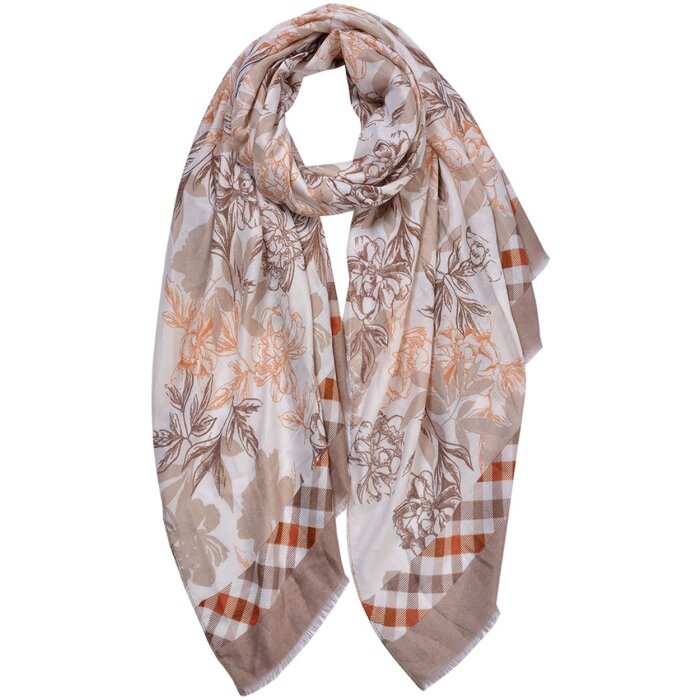 Juleeze JZSC0800 Sciarpa Donna Beige 80x180 cm