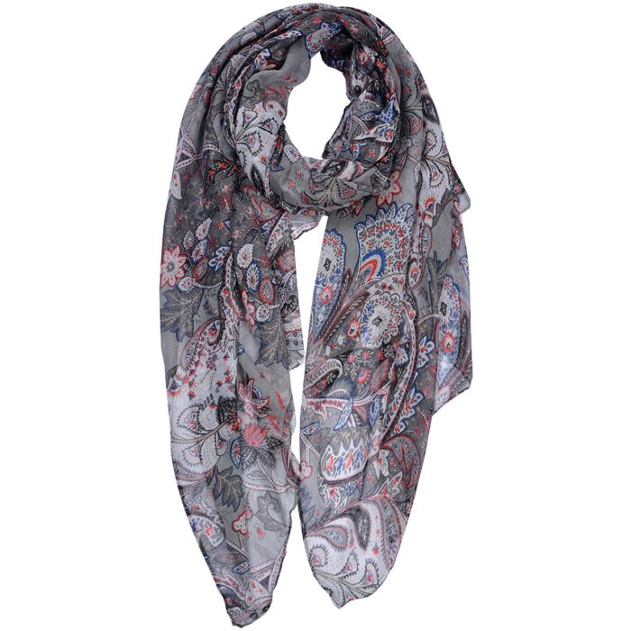 Juleeze JZSC0811 Sciarpa donna grigio 80x180 cm