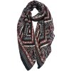 Juleeze JZSC0814 Sciarpa donna nera 80x180 cm