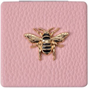 Juleeze JZSP0007P Specchio a mano rosa 6x6 cm