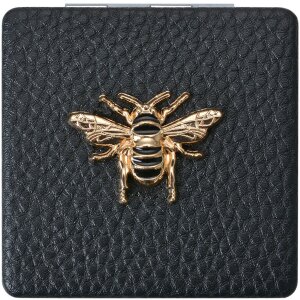 Juleeze JZSP0007Z Specchio a mano nero 6x6 cm