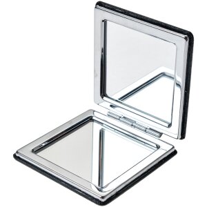 Juleeze JZSP0007Z Specchio a mano nero 6x6 cm