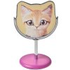 Juleeze JZSP0011 Specchio da tavolo motivo gatto rosa Ø 9x14 cm