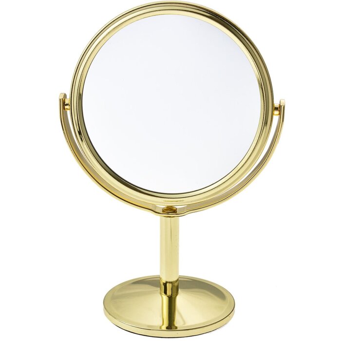 Juleeze JZSP0013 Specchio da tavolo color oro Ø 11x17 cm