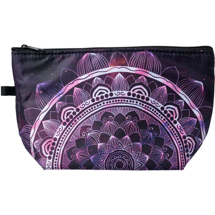 Juleeze JZTB0043 Borsa da toilette nera, viola 22x13x18 cm