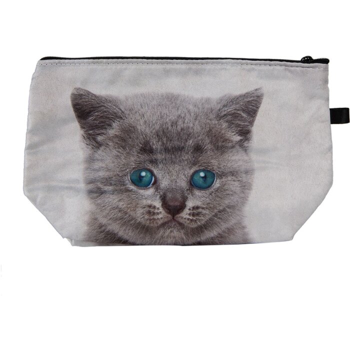 Juleeze JZTB0048 Borsa da toilette grigia 22x13x18 cm