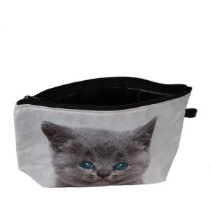 Juleeze JZTB0048 Borsa da toilette grigia 22x13x18 cm