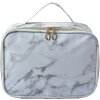 Juleeze JZTB0057 Borsa da toilette da donna bianca, grigia 21x8x13 cm