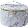 Juleeze JZTB0058 Borsa da toilette Donna Bianco, Grigio 21x12x15 cm