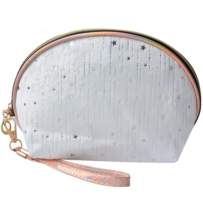 Juleeze JZTB0063W Borsa da toilette da donna bianca 22x8x14 cm