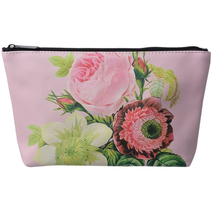 Juleeze JZTT0004-01 Borsa da toilette con fiori 26x6x16 cm