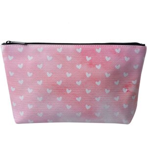 Juleeze JZTT0010-01 Borsa per cosmetici con cuori 26x6x16 cm