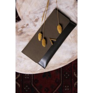Juleeze JZWA0173GR Portafoglio verde 19x10 cm Pelle PU look chiusura oro