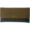 Juleeze JZWA0173GR Portafoglio verde 19x10 cm Pelle PU look chiusura oro