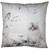 Clayre & Eef KT021.322 Copricuscino bianco 45x45 cm