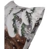 Clayre & Eef KT021.326 Copricuscino Marrone Bianco 45x45 cm