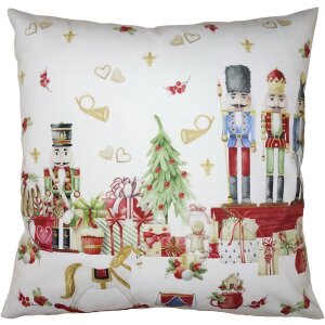 Clayre & Eef KT021.327 Copricuscino rosso, bianco...