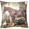 Clayre & Eef KT021.339 Copricuscino marrone 45x45 cm