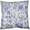 Clayre & Eef KT021.343 Copricuscino Bianco Blu 45x45 cm