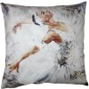 Clayre & Eef KT021.346 Copricuscino bianco 45x45 cm