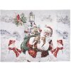Clayre & Eef KT060.141 Plaid Bianco, Rosso 130x170 cm