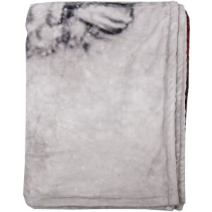 Clayre & Eef KT060.142 Plaid con Babbo Natale 130x170 cm