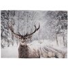 Clayre & Eef KT060.143 Plaid con cervo 130x170 cm