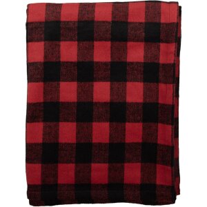 Clayre & Eef KT060.145 Plaid rosso, nero 130x170 cm