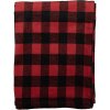 Clayre & Eef KT060.145 Plaid rosso, nero 130x170 cm
