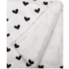 Clayre & Eef LBS60 Plaid Bianco Nero 130x170 cm