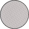 Clayre & Eef LBS85 Sottopiatto Bianco, Nero Ø 33x1 cm