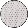 Clayre & Eef LHS85 Piattino Cuore Bianco Ø 33x1 cm