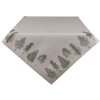Clayre & Eef NPT01 Tovaglia Beige, Verde 100x100 cm