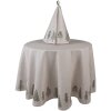 Clayre & Eef NPT07 Tovaglia Beige, Verde Ø 170 cm