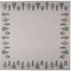 Clayre & Eef NPT15 Tovaglia quadrata Natale Beige Verde 150x150 cm
