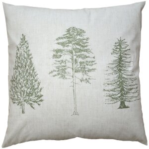 Clayre & Eef NPT20 Copricuscino Beige Verde 45x45 cm