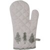 Clayre & Eef NPT44 Guanto da forno Beige Verde 18x30 cm Cotone