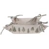 Clayre & Eef NPT47 Cestino per pane Beige 35x35x8 cm