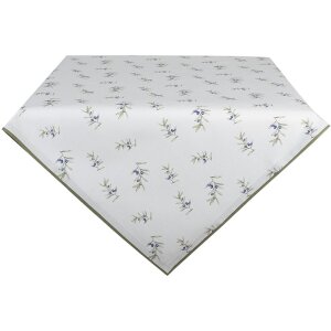 Clayre & Eef OLF03 Tovaglia Beige Verde 130x180 cm