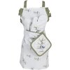 Clayre & Eef OLF41K Grembiule Bambino Beige Verde 48x56 cm
