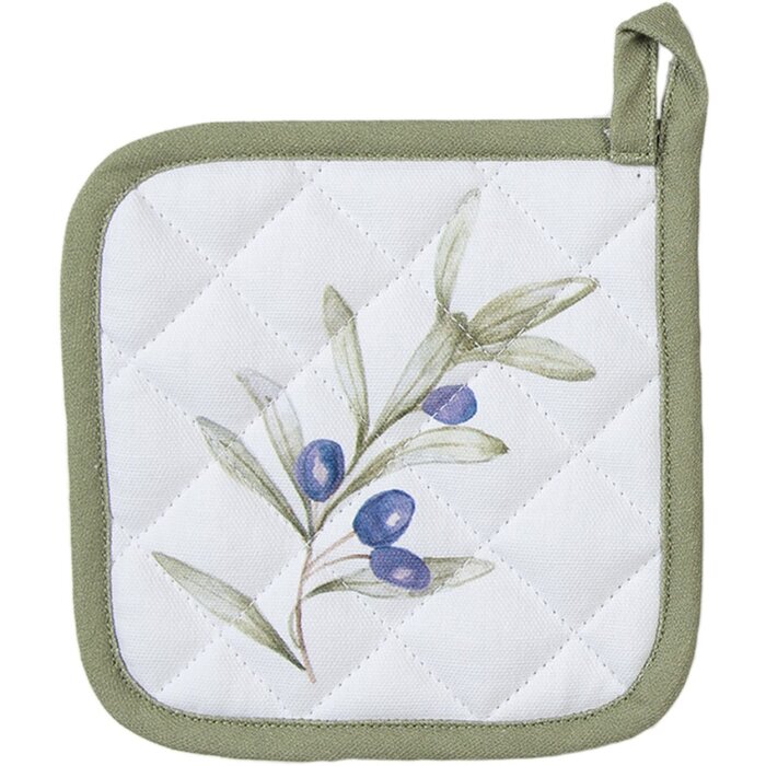 Clayre & Eef OLF45K Portapentole Bambino Beige Verde 16x16 cm