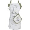 Clayre & Eef OLF45K Portapentole Bambino Beige Verde 16x16 cm