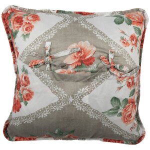 Clayre & Eef Q196.020 Copricuscino Grigio Beige 40x40 cm