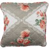 Clayre & Eef Q196.020 Copricuscino Grigio Beige 40x40 cm