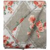 Clayre & Eef Q196.059 Copriletto Grigio Rosa 140x220 cm