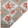 Clayre & Eef Q196.059 Copriletto Grigio Rosa 140x220 cm
